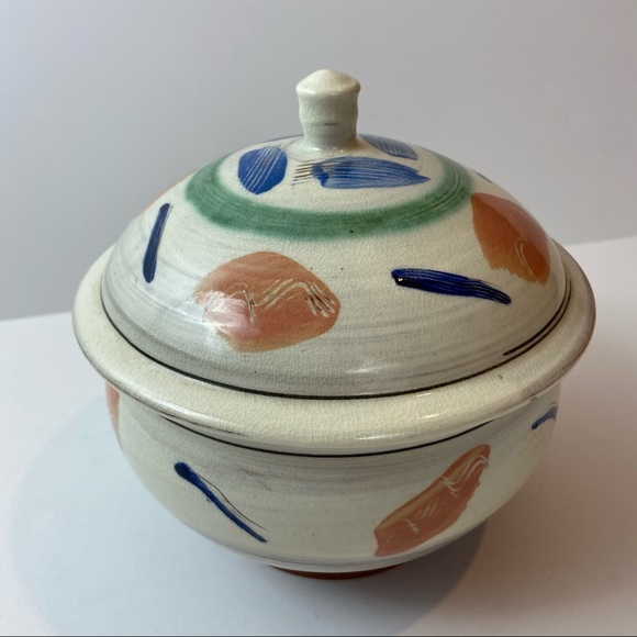 Vintage Other - Studio Art Pottery Artist Signed Canister Jar